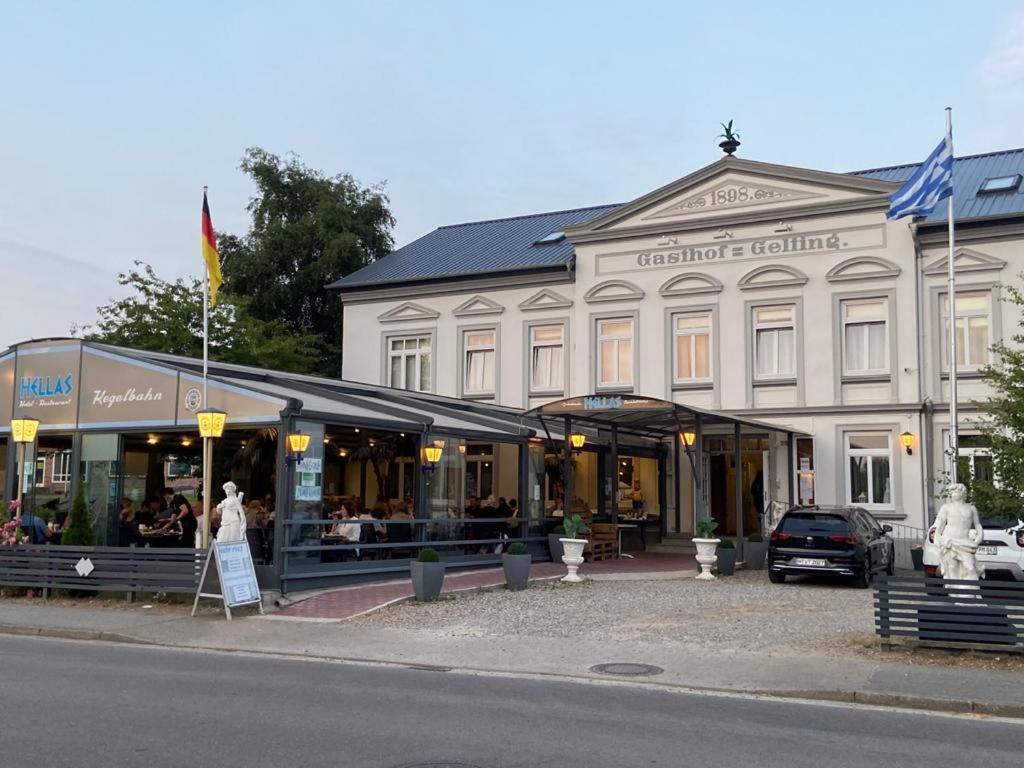 Hotel Restaurant Hellas Gelting Buitenkant foto