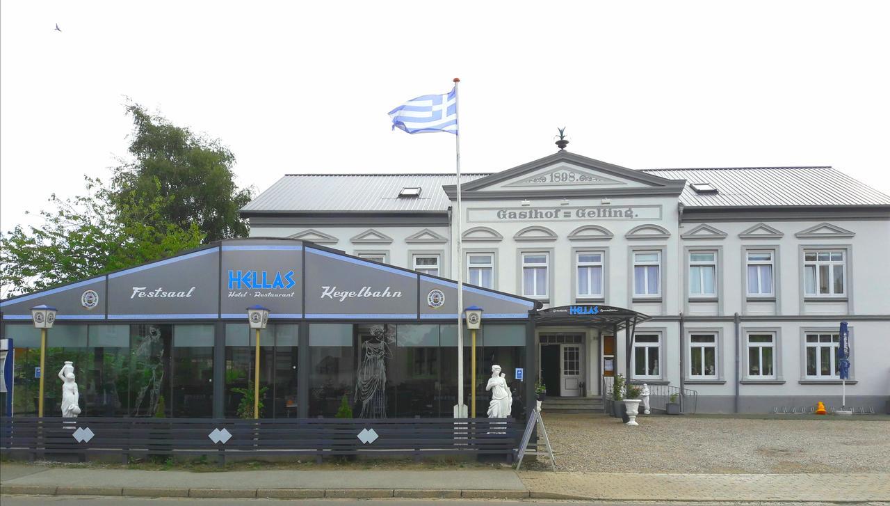 Hotel Restaurant Hellas Gelting Buitenkant foto